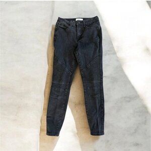 SKINNYGIRL Black Wash High Rise Skinny Ankle Jeans Size 27 / US 4
